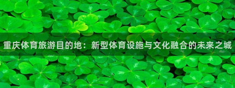 意昂体育4：重庆体育旅游目的地：新型体育设施与文化融